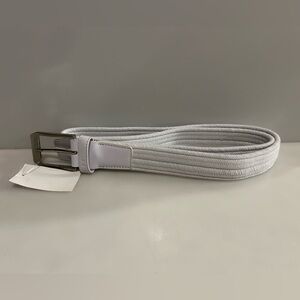New Under Armour Men’s Braided Stretch White Golf Belt - Men's Size 36 NWT